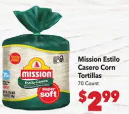 Vallarta Supermarkets Mission Estilo Casero Corn Tortillas offer