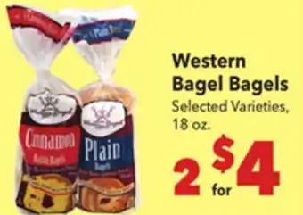 Vallarta Supermarkets Western Bagel Bagels offer