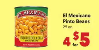 Vallarta Supermarkets El Mexicano Pinto Beans offer