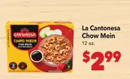 Vallarta Supermarkets La Cantonesa Chow Mein offer