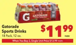 Vallarta Supermarkets Gatorade Sports Drinks offer