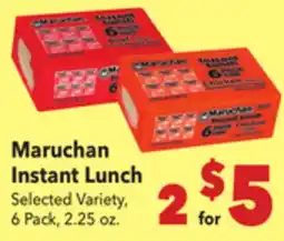Vallarta Supermarkets Maruchan Instant Lunch offer