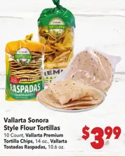 Vallarta Supermarkets Vallarta Sonora Style Flour Tortillas offer
