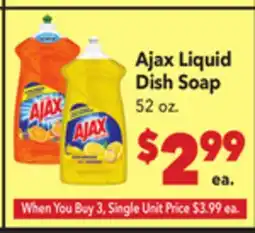 Vallarta Supermarkets Ajax Liquid Dish Soap offer