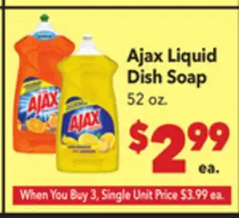 Vallarta Supermarkets Ajax Liquid Dish Soap offer