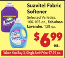 Vallarta Supermarkets Suavitel Fabric Softener offer