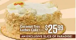 Vallarta Supermarkets Coconut Tres Leches Cake offer