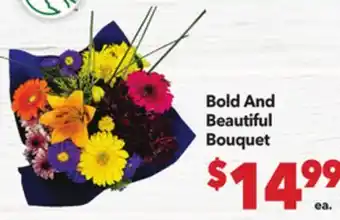Vallarta Supermarkets Bold And Beautiful Bouquet offer