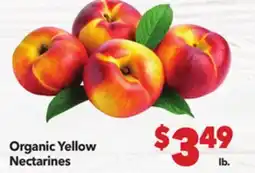 Vallarta Supermarkets Organic Yellow Nectarines offer