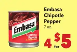 Vallarta Supermarkets Embasa Chipotle Pepper offer