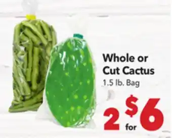 Vallarta Supermarkets Whole or Cut Cactus offer