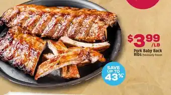 Grocery Outlet Pork Baby Back Ribs offer