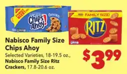 Vallarta Supermarkets Nabisco Family Size Chips Ahoy offer