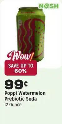 Grocery Outlet Watermelon Prebiotic Soda offer