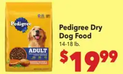 Vallarta Supermarkets Pedigree Dry Dog Food offer