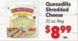 Vallarta Supermarkets Quesadilla Shredded Cheese offer