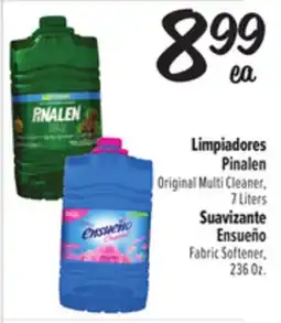 El Super Pinalen Original Multi Cleaner, 7 Liters or Ensueño Fabric Softener, 236 Oz offer