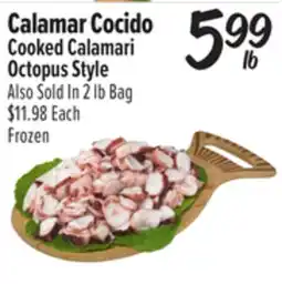 El Super Cooked Calamari Octopus Style offer