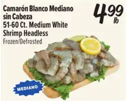 El Super 51-60 Ct. Medium White Shrimp Headless offer