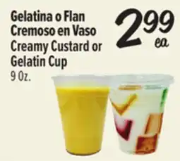 El Super Creamy Custard orGelatin Cup offer