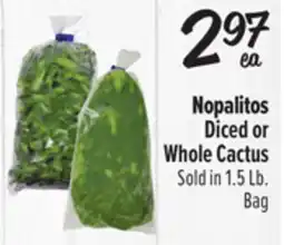 El Super Nopalitos Diced or Whole Cactus offer
