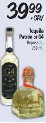 El Super Tequila Patrón or G4 offer