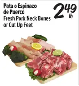 El Super Fresh Pork Neck Bones or Cut Up Feet offer