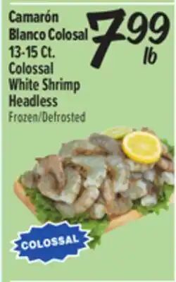 El Super Colossal White Shrimp Headless offer
