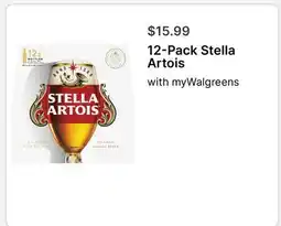 Walgreens 12-Pack Stella Artois offer