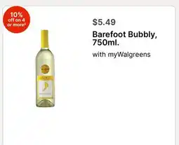 Walgreens Barefoot Bubbly offer