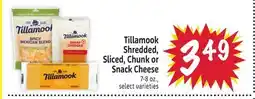 Foodmaxx Tillamook Shredded, Sliced, Chunk or Snack Cheese offer