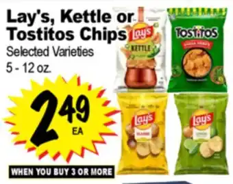 Superior Grocers Lay's, Kettle or Tostitos Chips offer