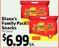 Superior Grocers Diana's Family Pack Snacks offer