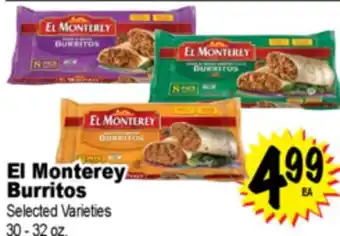Superior Grocers El Monterey Burritos offer
