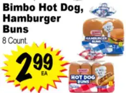 Superior Grocers Bimbo Hot Dog, Hamburger Buns offer