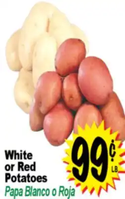 Superior Grocers White or Red Potatoes offer