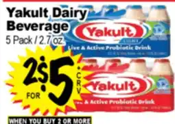 Superior Grocers Yakult Dairy Beverage offer