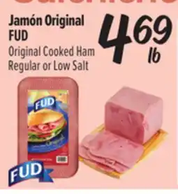 El Super Fresh Original Cooked Ham Regular or Low Salt offer