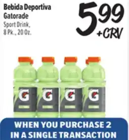 El Super Fresh Gatorade Sport Drink offer