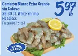 El Super Fresh 26-30Ct. White Shrimp Headless offer