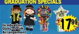 Superior Grocers Graduation Dolls or Gift Arrangement offer
