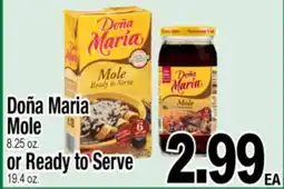 Superior Grocers Doña Maria Mole 8.25 oz. or Ready to Serve 19.4 oz offer