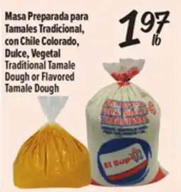 El Super Fresh Traditional Tamale Dough or Flavored Tamale Dough offer