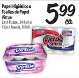 El Super Fresh Bath Tissue, 24 Roll or Paper Towels, 8 Roll offer