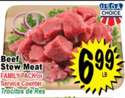 Superior Grocers U.S.D.A CHOICE Beef Stew Meat offer