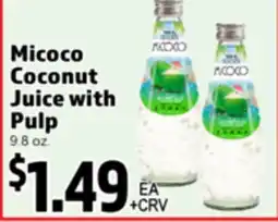 Superior Grocers Micoco Coconut Juice with Pulp offer