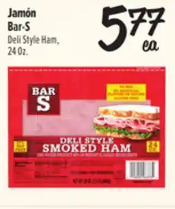 El Super Fresh Bar-S Deli Style Ham offer