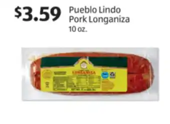 Aldi Pueblo Lindo Pork Longaniza offer