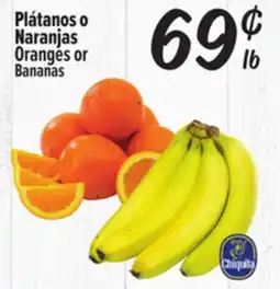 El Super Fresh Oranges or Bananas offer
