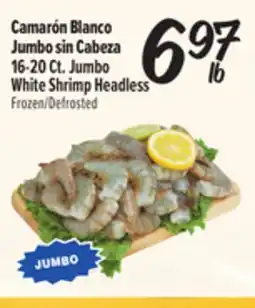El Super Fresh Jumbo White Shrimp Headless offer